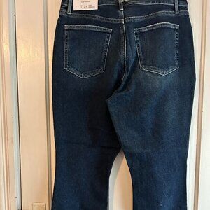 J.Crew Factory Classic Curvy Vintage Jeans with All Day Stretch, Dark Rinse